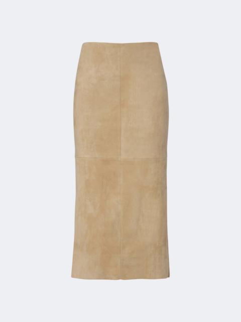 STOULS Winona suede midi skirt