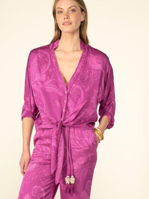 Poupette St Barth Shirt Azia - Purple Reef