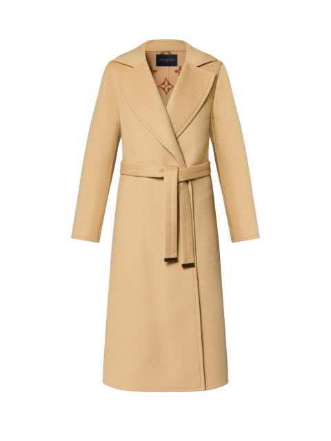 Louis Vuitton Signature Double Face Long Wrap Coat