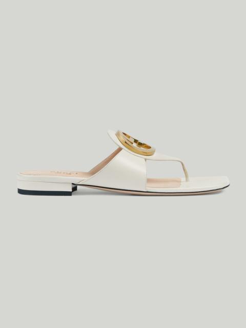 Womens Gucci Blondie thong sandal