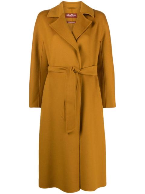 Max Mara belted knitted coat