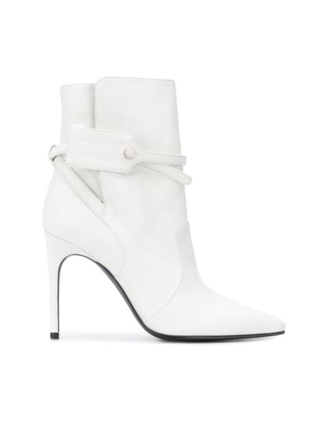 Off-White security-tag ankle boots
