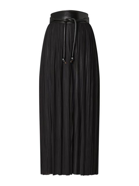 Louis Vuitton Pleated Jersey Maxi Skirt