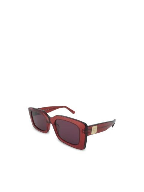 MCM logo-plaque rectangle-frame sunglasses
