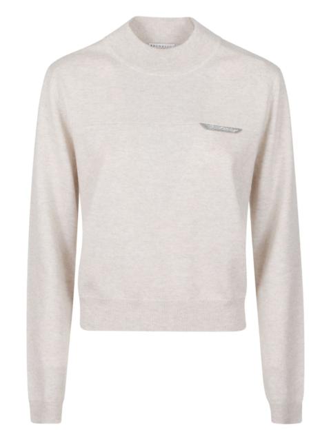 Monile-cashmere turtleneck sweater