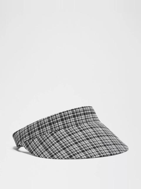 lululemon Women's Seersucker Check Removable Sweatband Visor