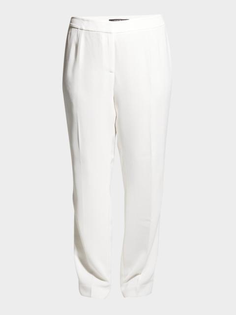 Lafayette 148 New York Plus Size Barrow Straight-Leg Crepe Pants