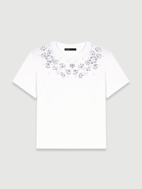 maje Rhinestone T-shirt