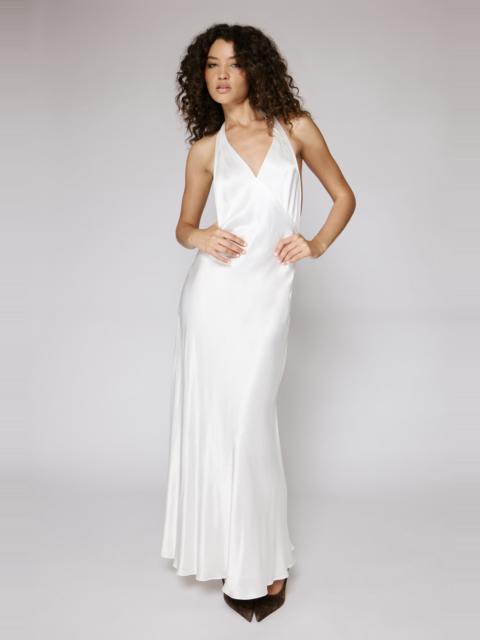 BARDOT Thena Halter Neck Maxi Dress In Ivory