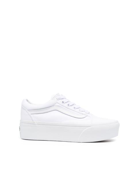 logo-patch low-top sneakers