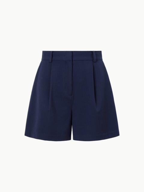 STAUD STAUD HEATHER SHORT NAVY