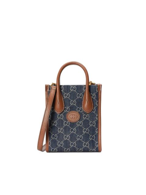GUCCI GG-pattern tote bag
