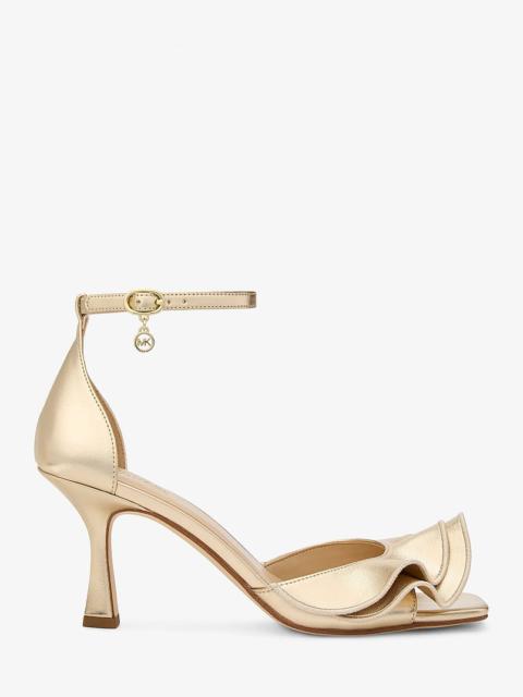 MICHAEL KORS Livia Metallic Sandal
