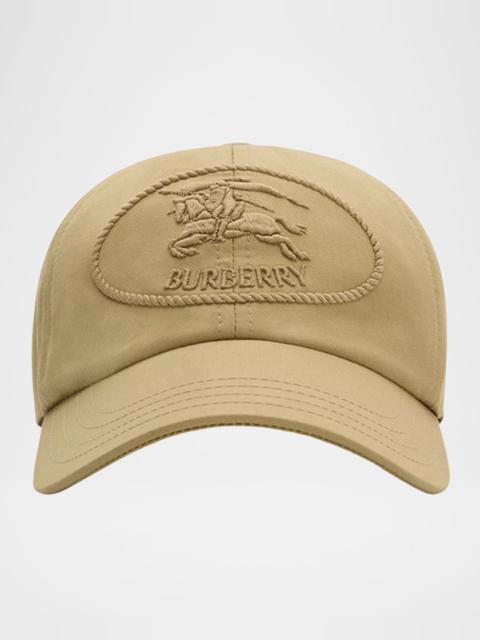 Burberry Embroidered EKD Stamp Baseball Cap