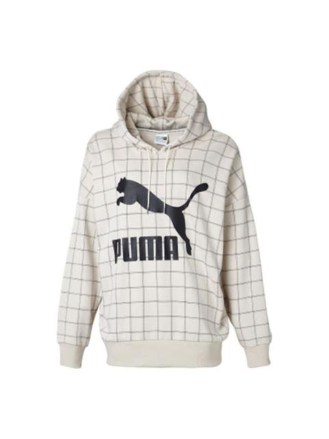 PUMA PUMA Breathable hooded Pullover Casual Sports Couple Style Creamy White 578339-02