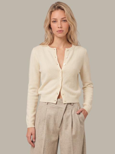 525 america 100% Cashmere Crewneck Cardigan