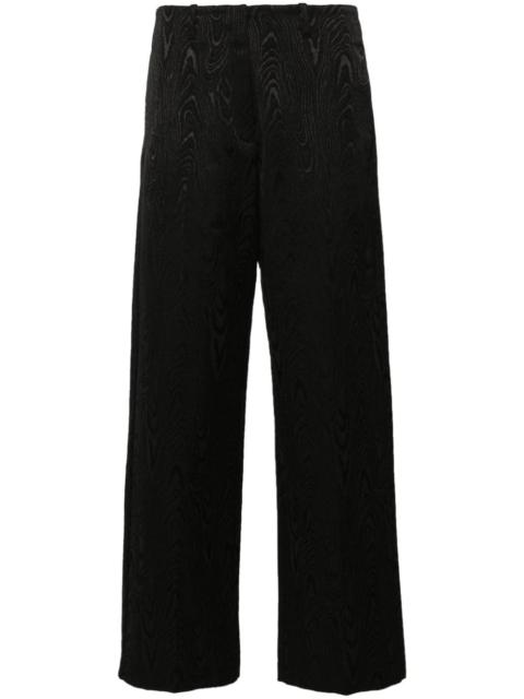 forte_forte jacquard straight trousers