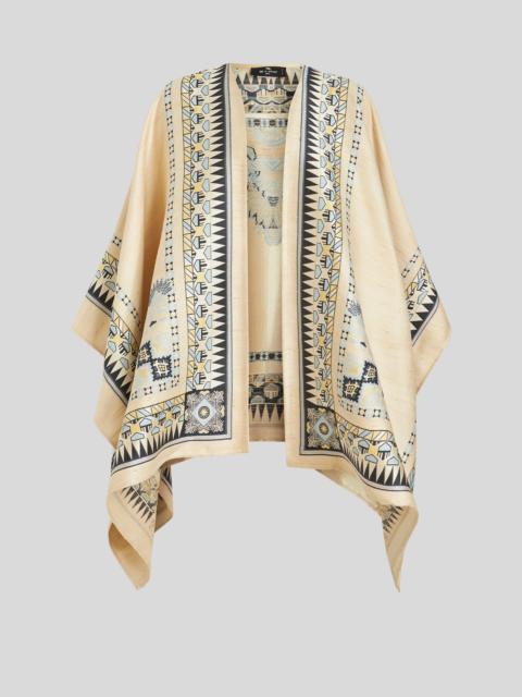 Etro SCARF PRINT CAPE