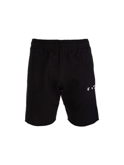 Off-White OFF-WHITE OW Logo Sweat Shorts Black/White FW21