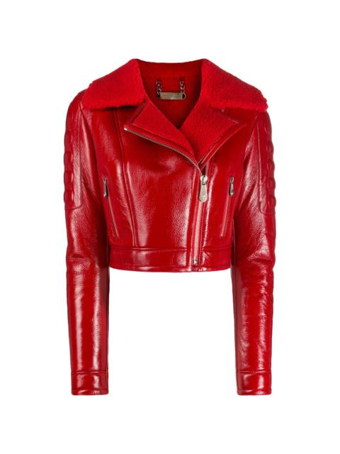 PHILIPP PLEIN Killer lined biker jacket