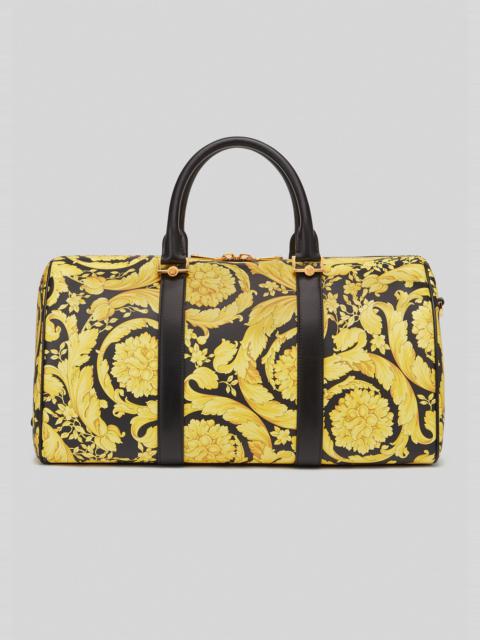 VERSACE Barocco Print Leather Travel Bag