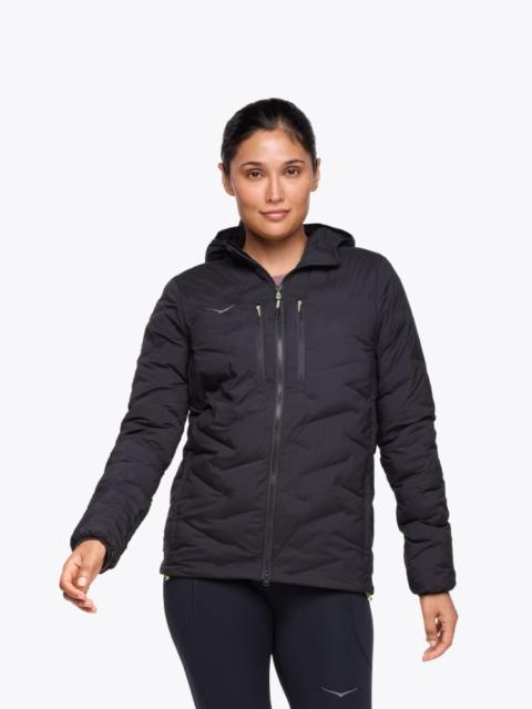 HOKA Women's Skyfill Outdoor Jacket in Black