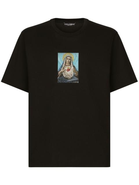 Dolce & Gabbana graphic-print cotton T-shirt