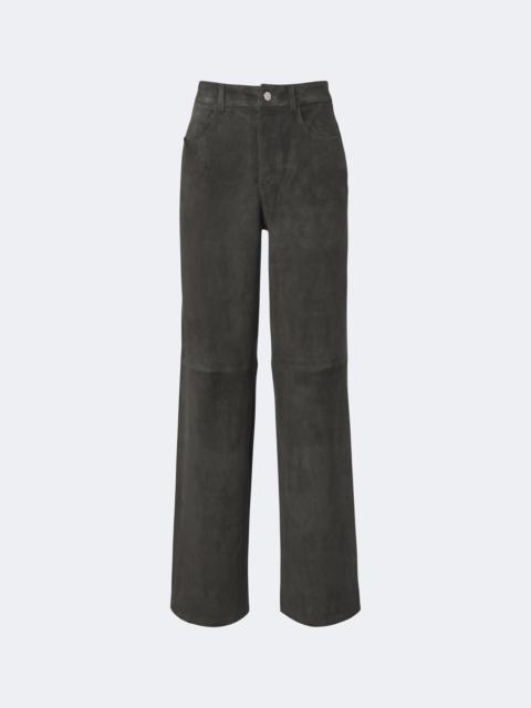 STOULS Mytheo suede wide-leg pants