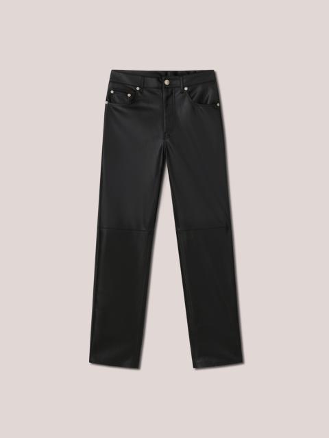 VINNI - OKOBOR™ alt-leather pants - Black