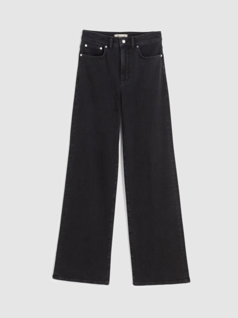 Madewell The Wide-Leg Jean in Super Stretch Denim