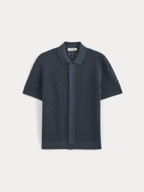 EVERLANE OPEN-KNIT RESORT SHIRT