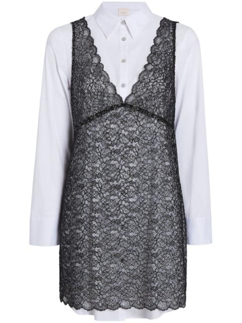 Cinq à Sept Catilina lace-overlay dress