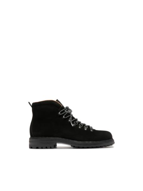 OFFICINE CREATIVE lace-up fastening leather boots