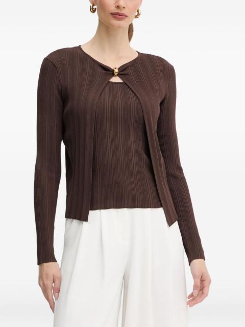 GUESS USA Kathleen ribbed sweater set