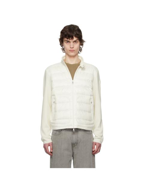 Moncler padded zip-up cardigan