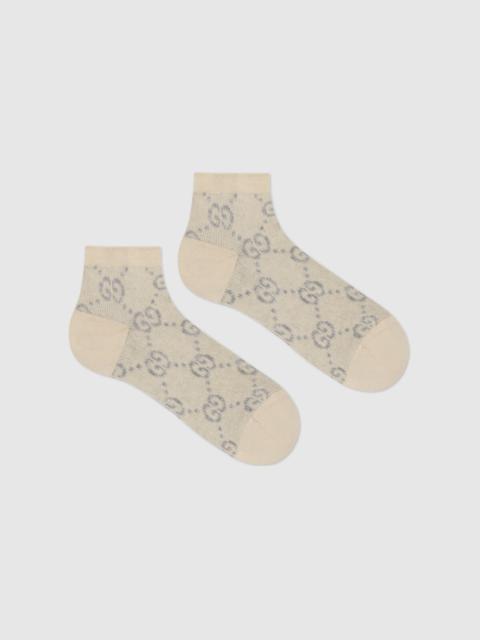 GUCCI GG lamé socks