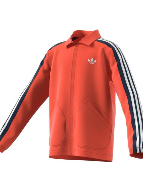 adidas Originals Coach Jacket GS "Raw Amber / Collegiate Navy / White" DW3857