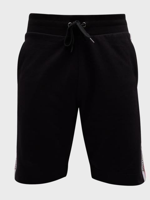 Moschino Men's Athletic Shorts with Side Taping