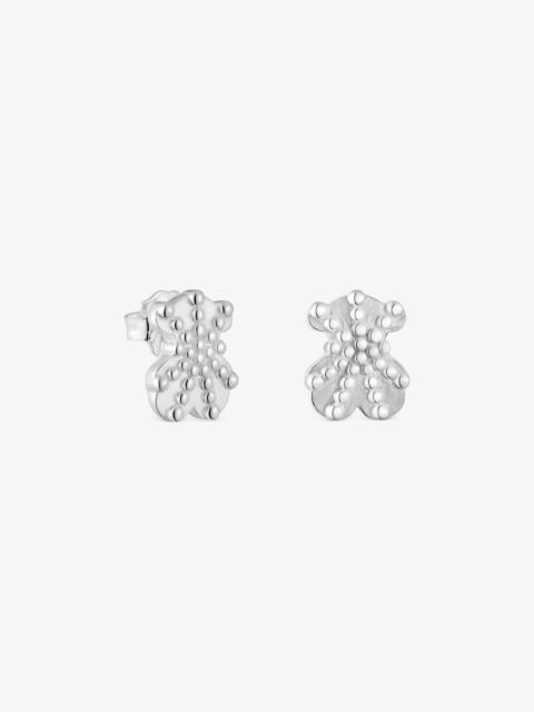 TOUS Small bear Earrings in Silver TOUS Grain
