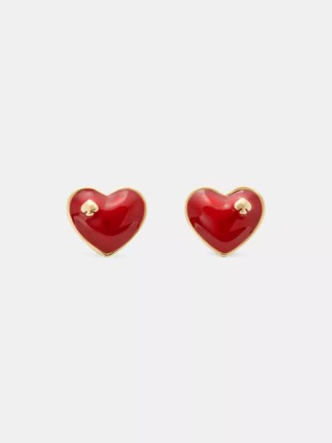 kate spade Heart And Spade Studs