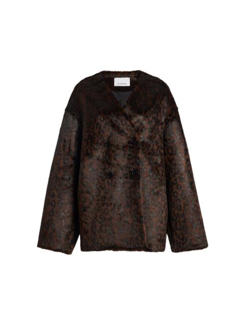 The Frankie Shop Valentina Faux Fur Jacket animal