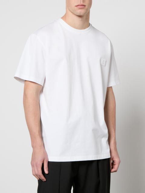 Wooyoungmi Tonal Back Logo Cotton-Jersey T-Shirt