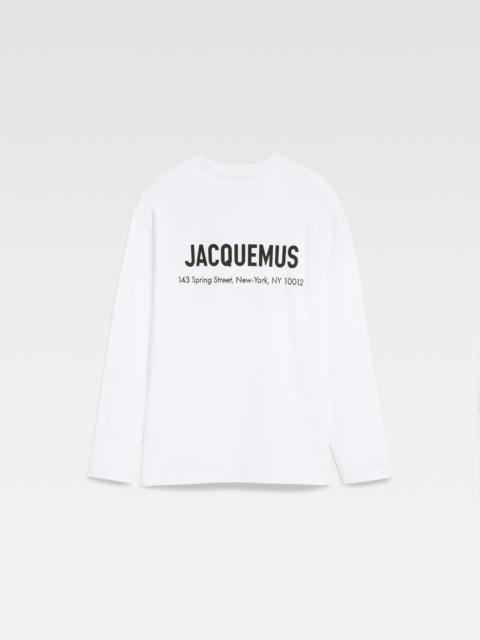 JACQUEMUS 런던 주소 긴 소매 티셔츠