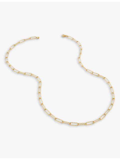 MONICA VINADER Alta 18ct yellow gold-plated vermeil recycled sterling-silver necklace