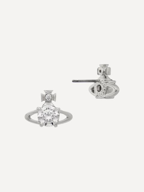 Vivienne Westwood Silver-Tone Reina Stud Earrings