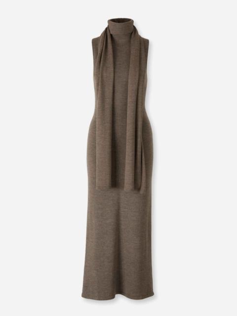 STAUD MIDI KNIT DRESS