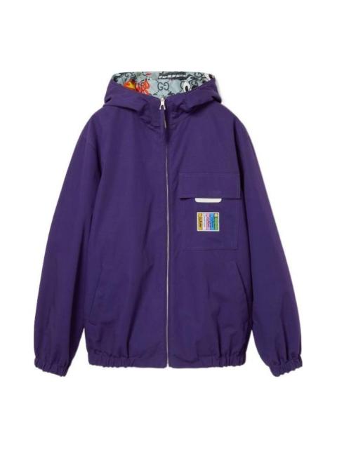 GUCCI Gucci Reversible Cotton Ripstop Jacket 'Purple Multi Color' 777290-ZAQDS-5447