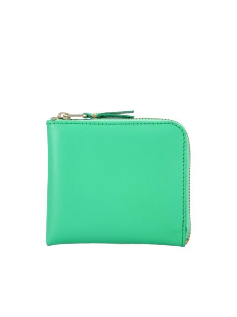 Comme Des Garçons zip small leather wallet