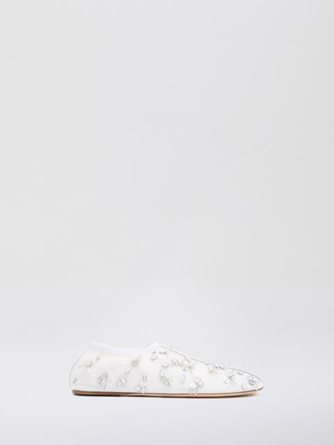 CHRISTOPHER ESBER Frosted Beaded Mesh Flat