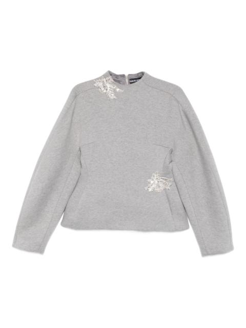 David Koma embellished peplum top